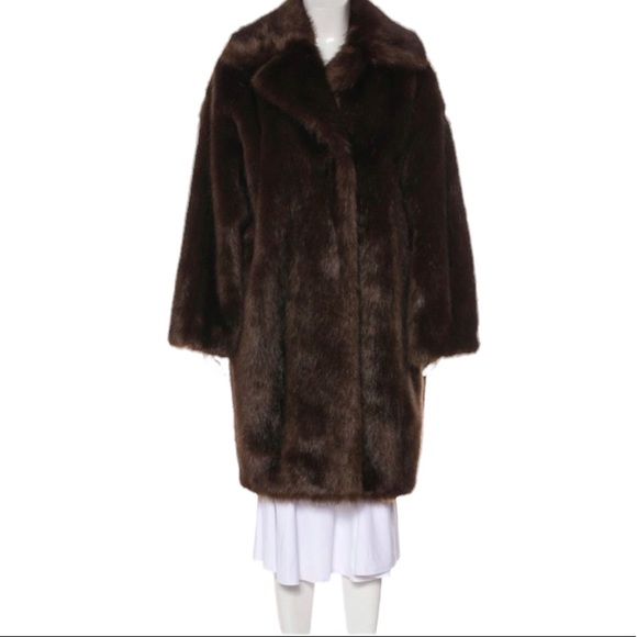 Diesel Black Gold Jackets & Blazers - ⚬ diesel dark brown faux fur coat | SM